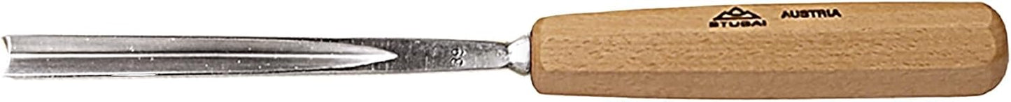 560221 Schnitzeisensatz -Set 21-teilig mit Holzschlegel und Rolltasche, Stubai-560221 Rot