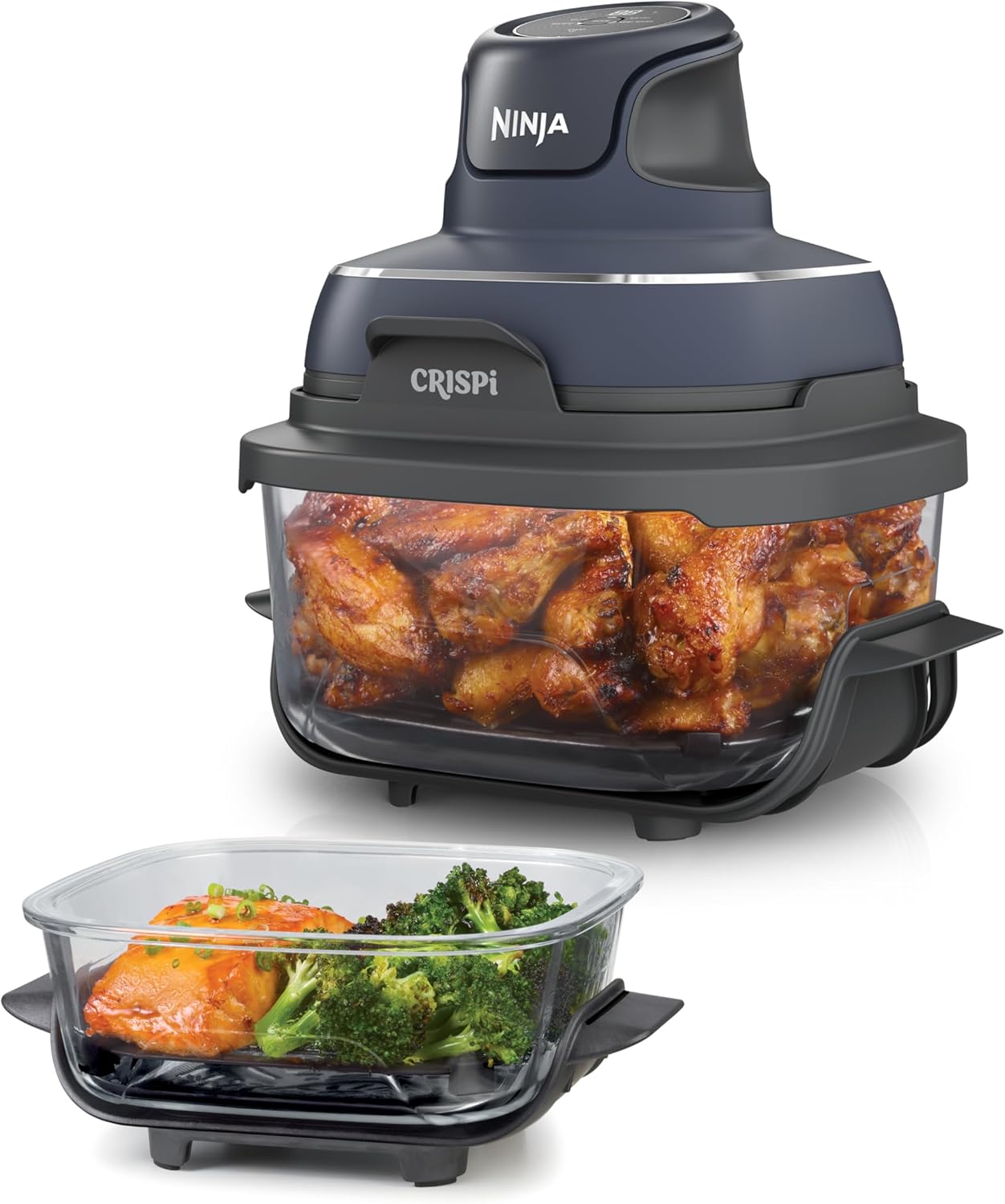 Crispi 4-in-1 Heissluftfritteuse, Grau