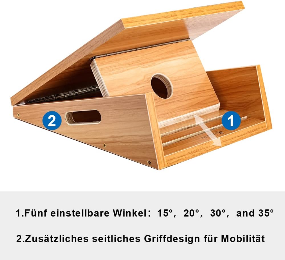 Verstellbares Schrägbrett mit Antirutsch-Beschichtung, Extra-Large