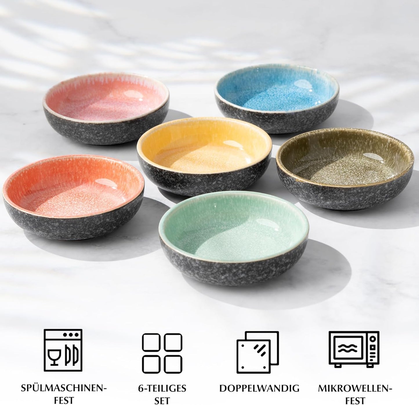 6-teiliges Dipschalen Set Las Palmitas Kollektion