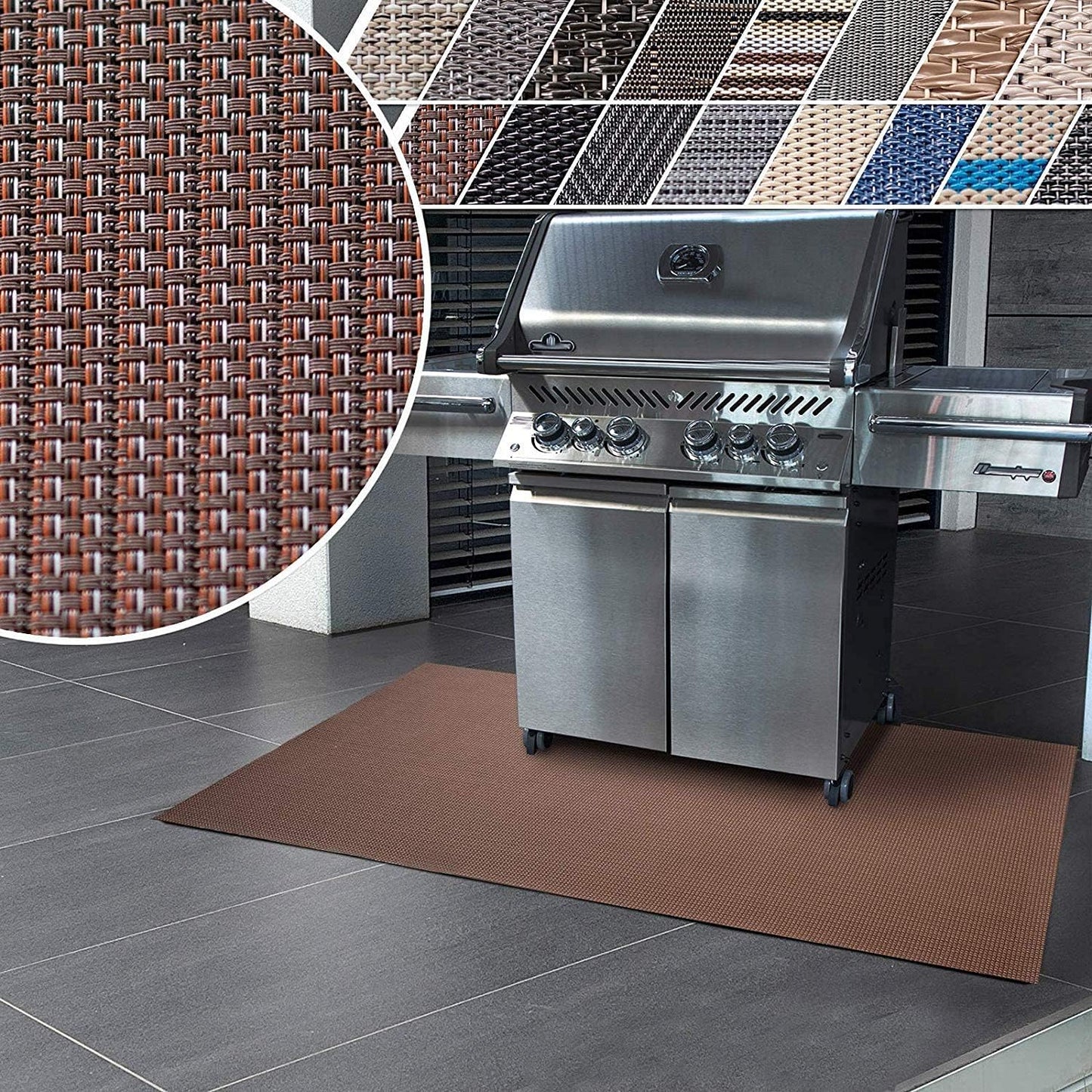 Grillschutzmatte Modena, 180 x 180 cm Modena