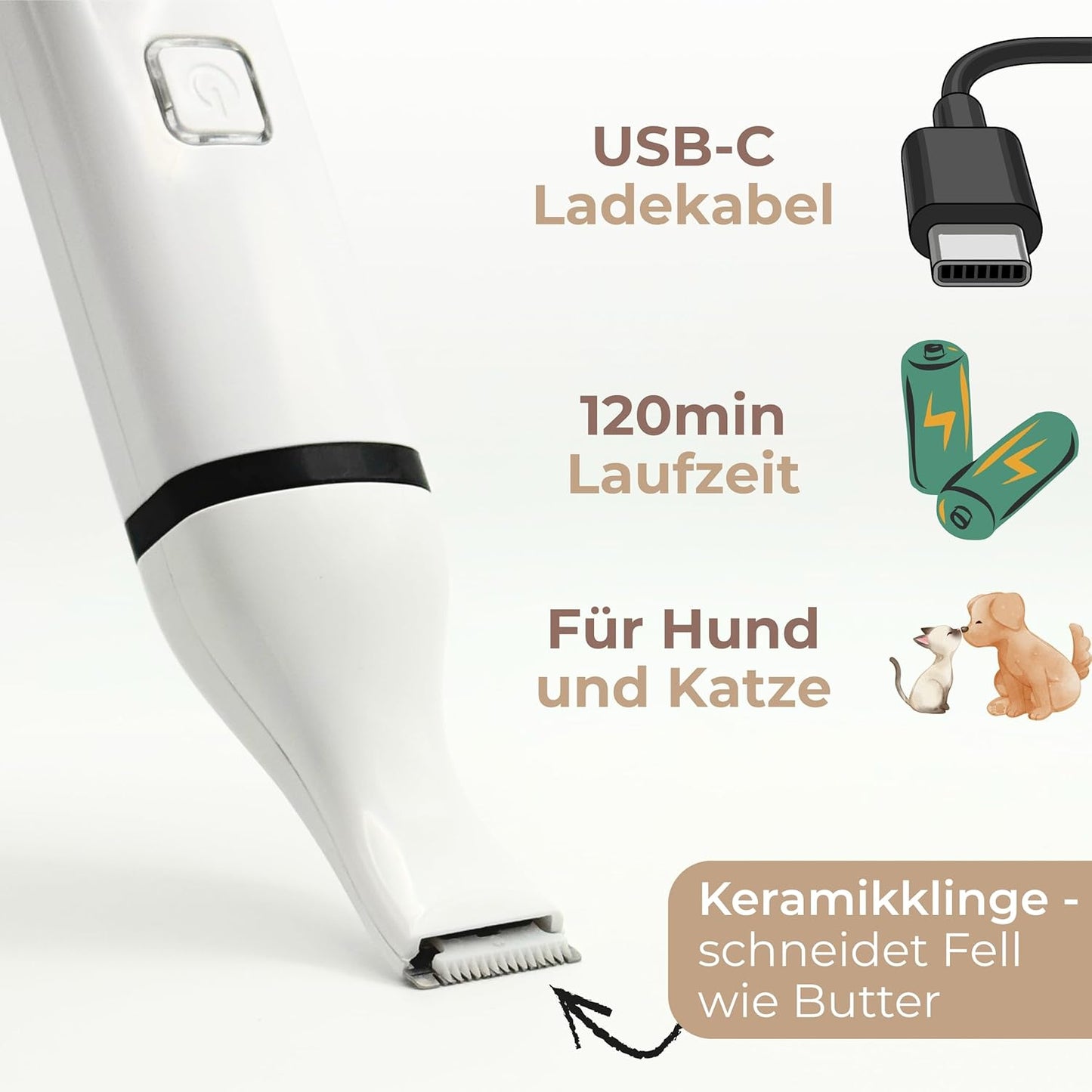 Pfotentrimmer für Hunde und Katzen