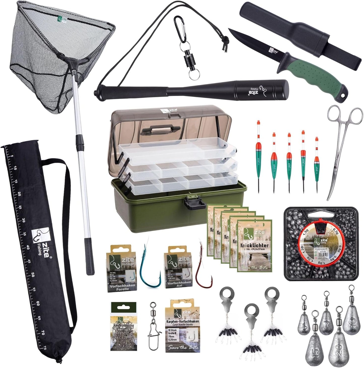 Angelkoffer Set mit Angelzubehör