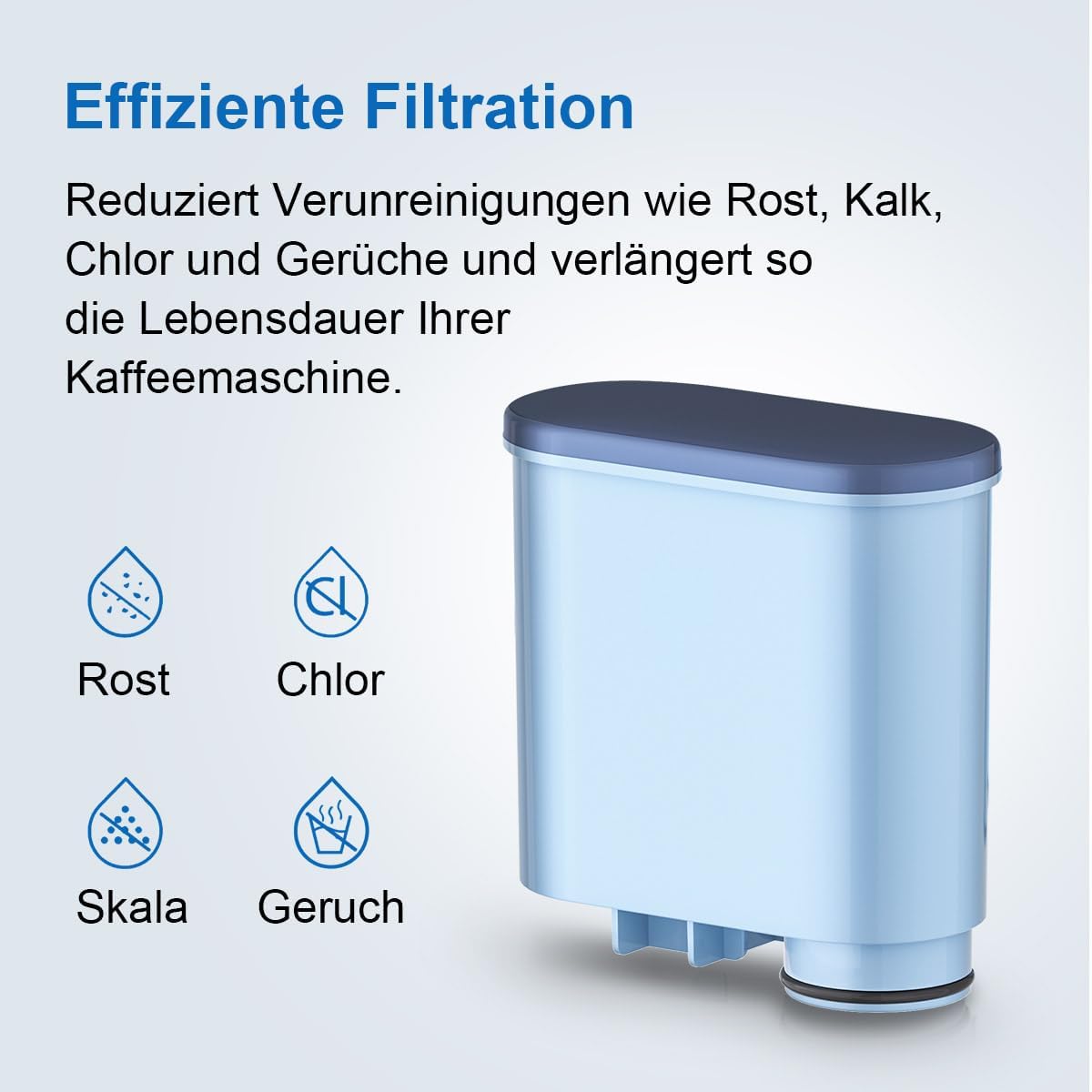 Wasserfilter für Philips Aqua Clean, 6 Stück