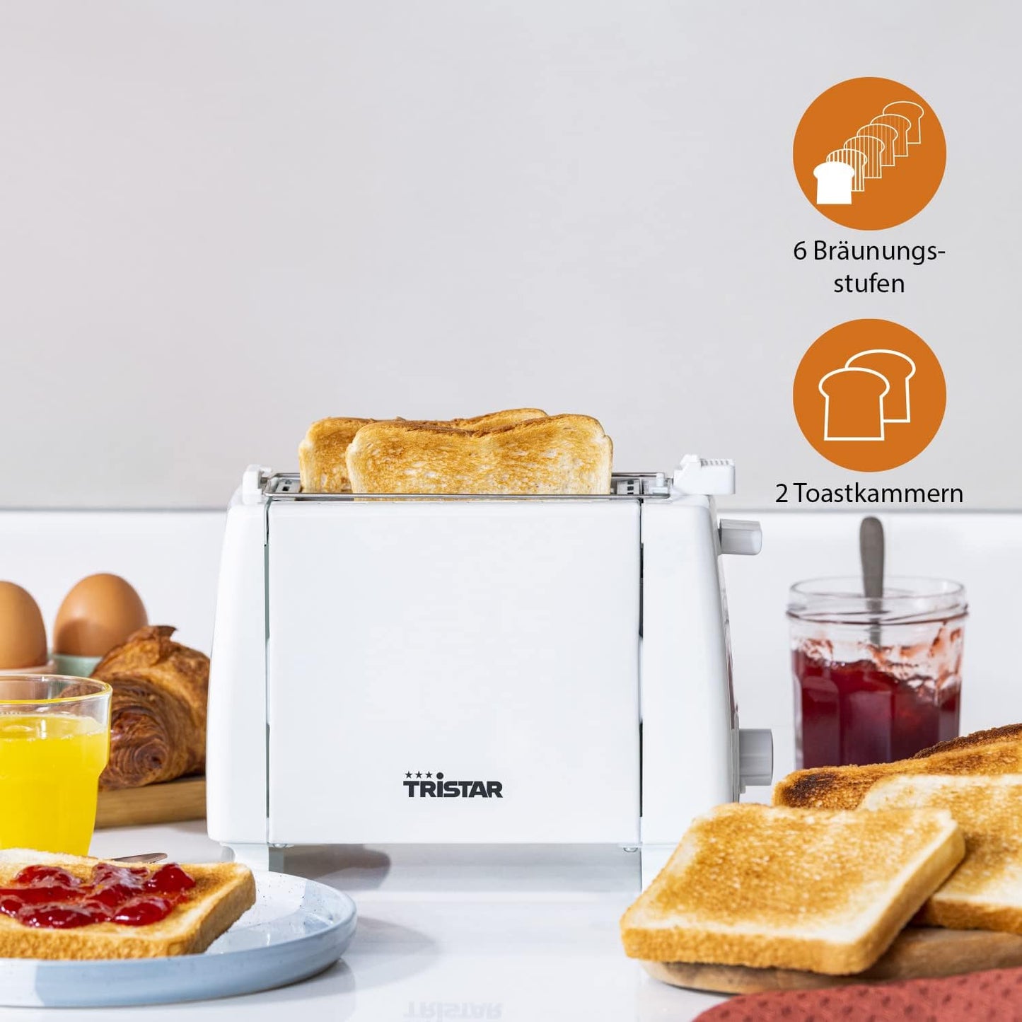 Toaster BR-1009, 2 Schlitze Single