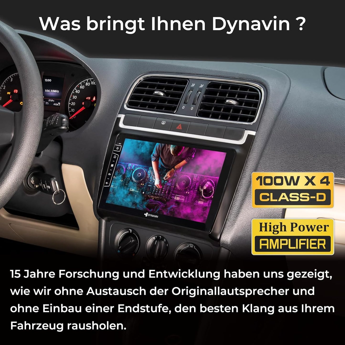 D9-69L  Premium Flex Android Autoradio für VW Polo (2009-2014)