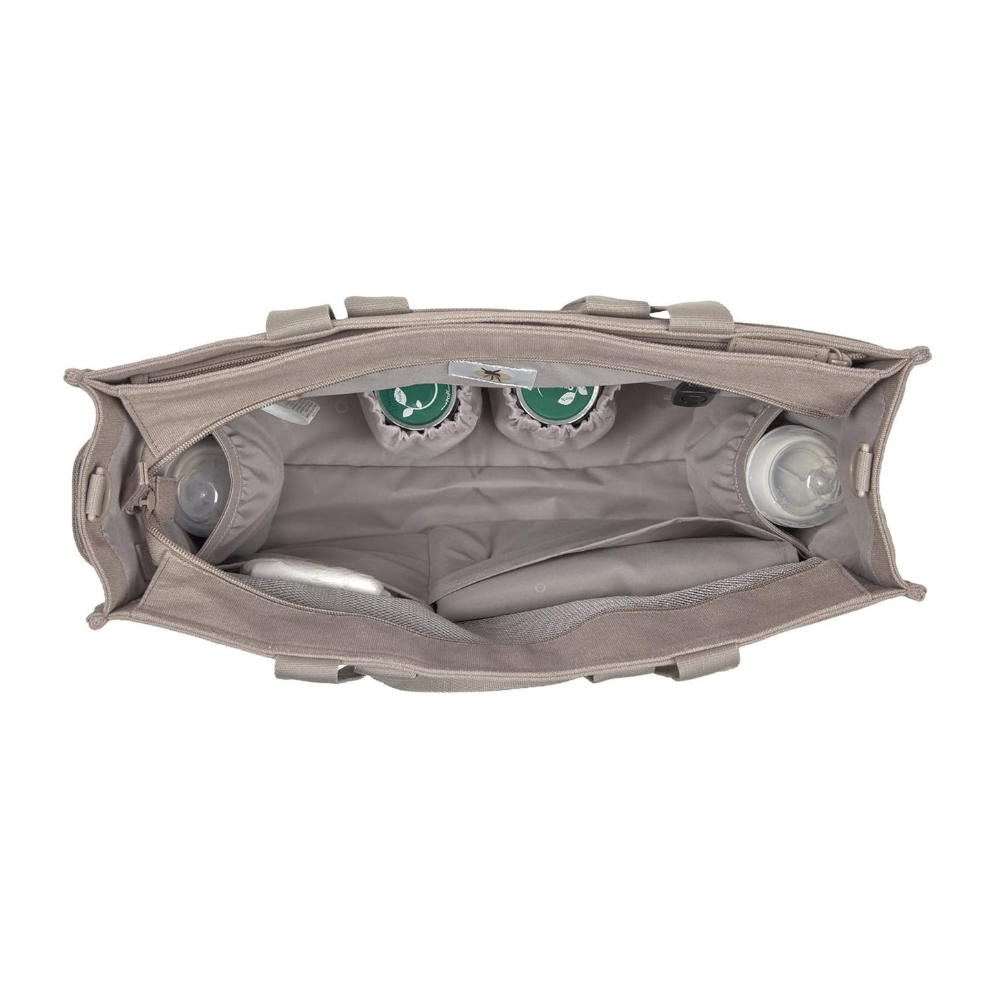 Baby Wickeltasche Tote Up mit Wickelunterlage, Taupe