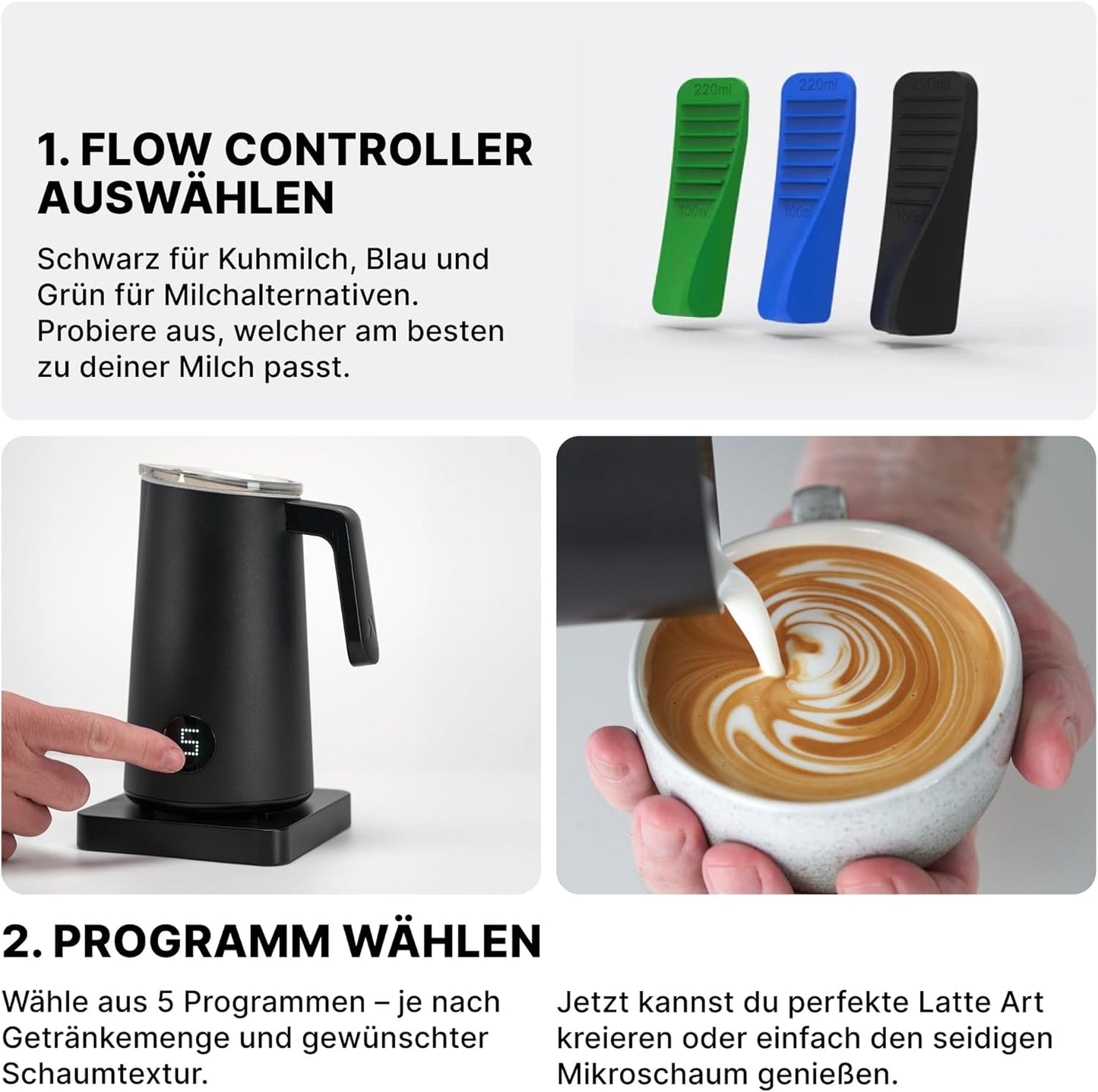 NanoFoamer Pro Gen2 Milchaufschäumer