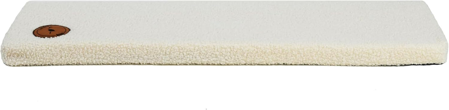Katzen Fensterliege mit rutschfester Rückseite, Creme boucle 100 x 20 x 3 cm