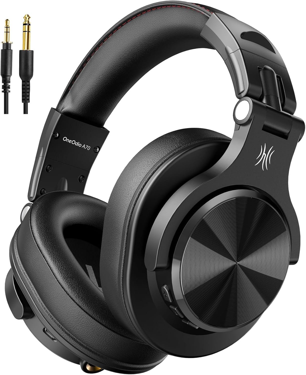 Kabellose Over-Ear Kopfhörer A70 mit HiFi-Stereo Sound, Schwarz