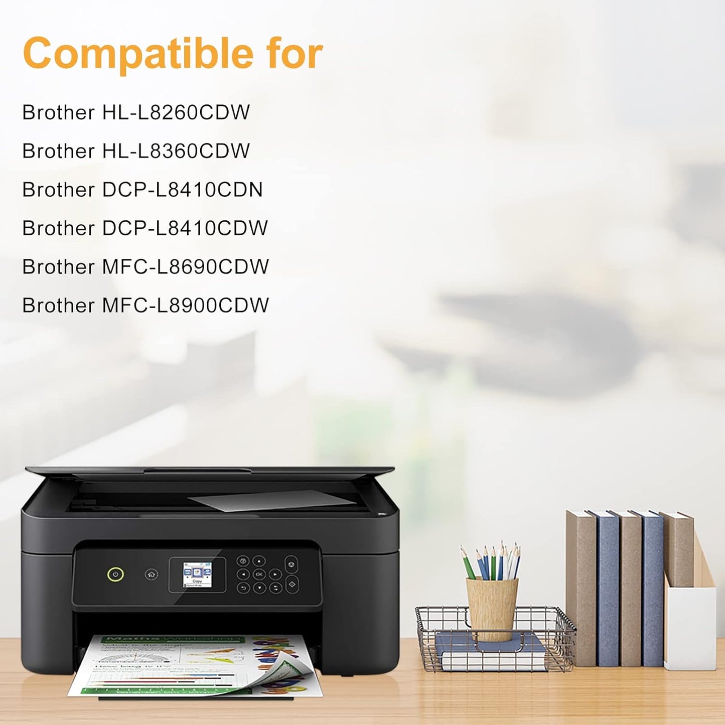 TN-423 Toner-Set für Brother Drucker (5 Stück)