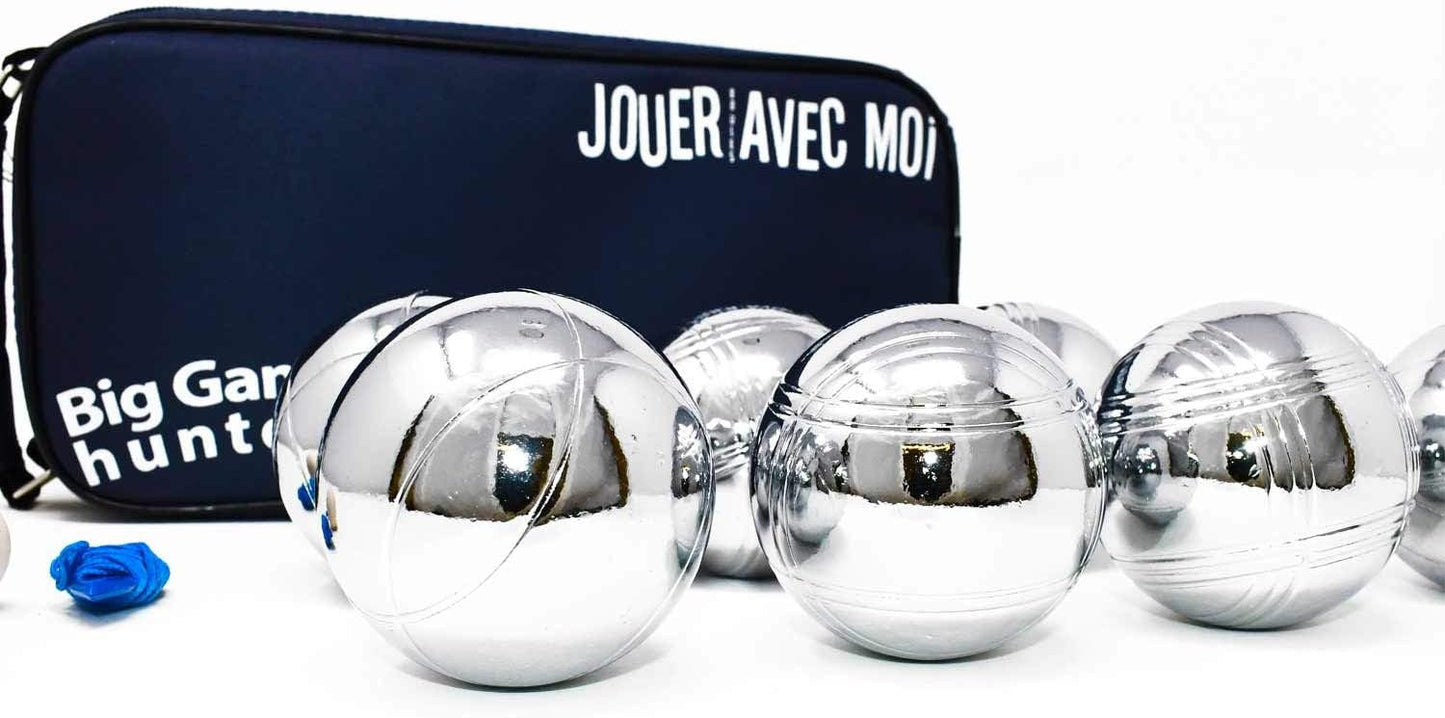 Boules-Set mit 8 Kugeln, 8 Boules Set w/ Canvas Case