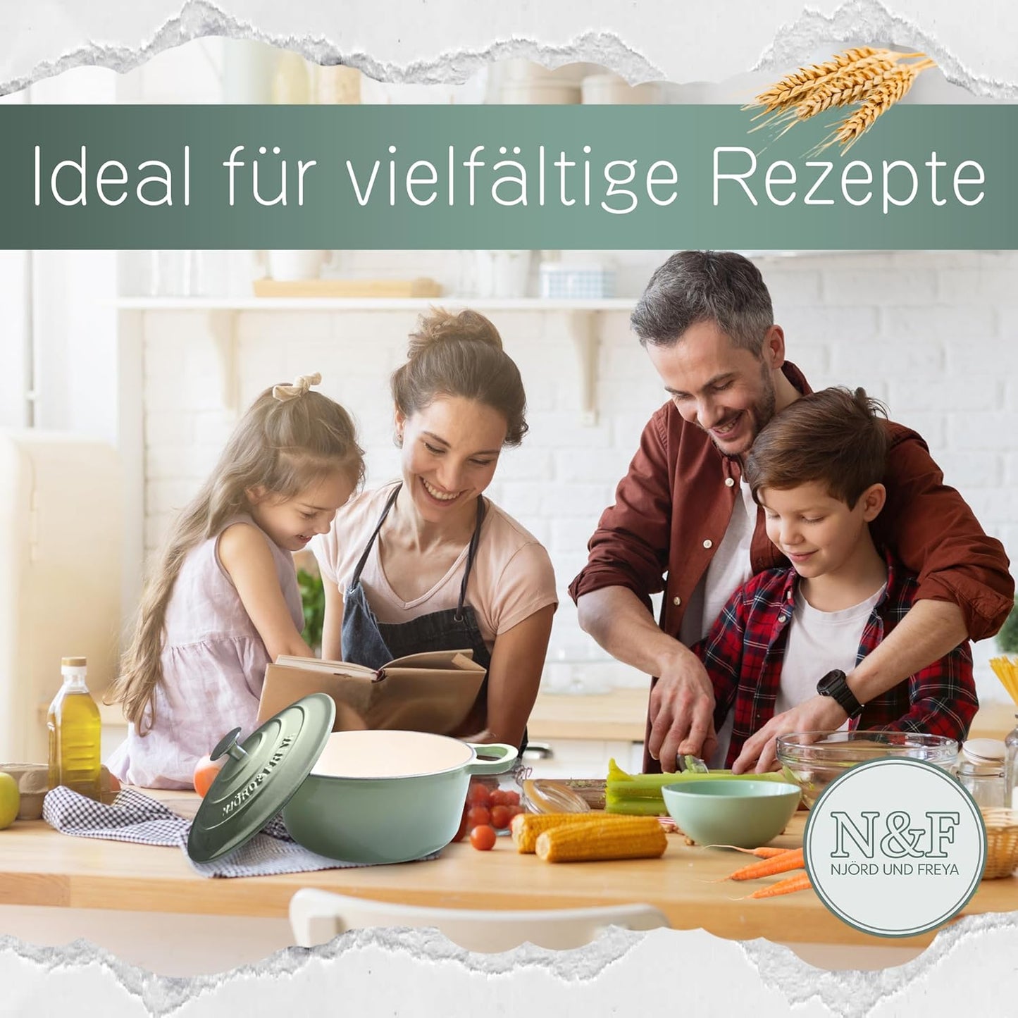 Brotbacktopf, Mintgrün
