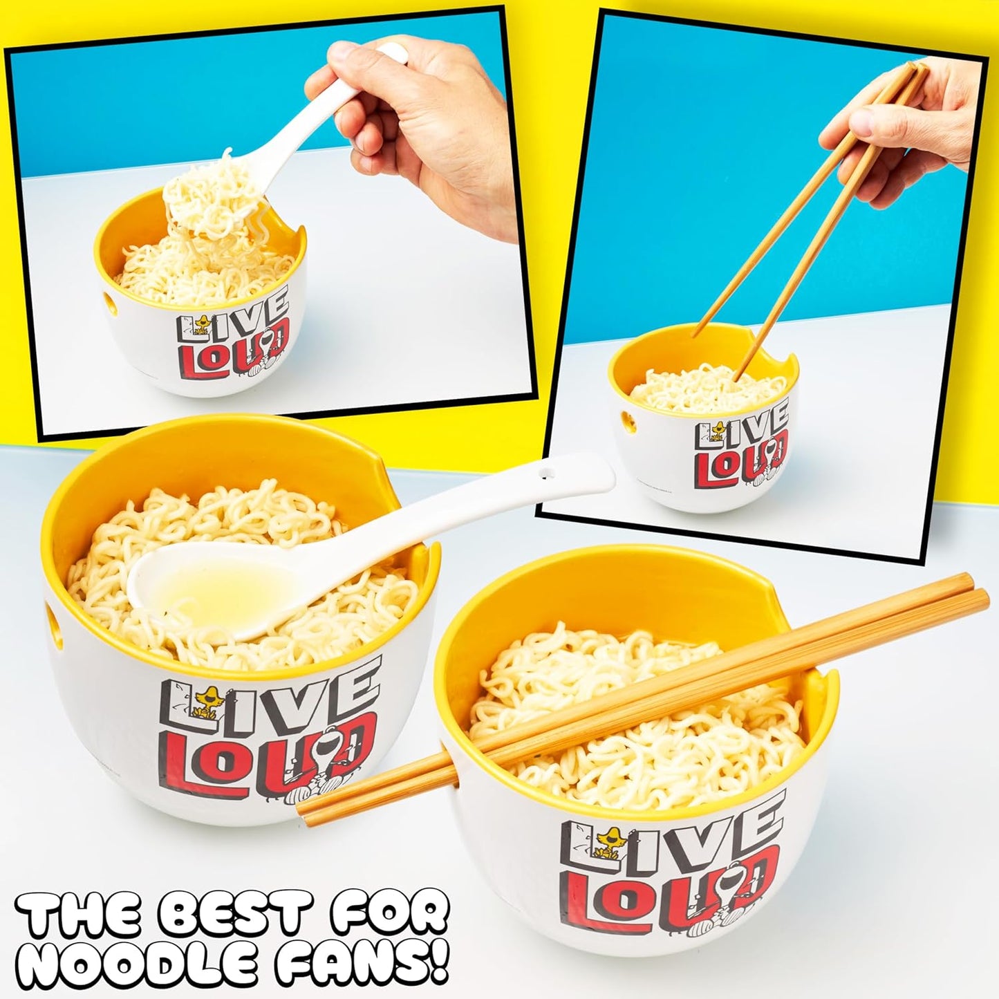 Ramen-Schüssel Set, Multi Peanuts Snoopy
