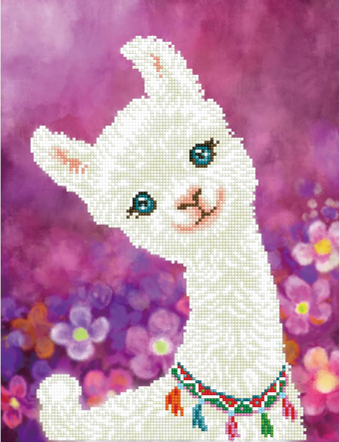 DD7.018 Diamond Painting Set Lama Lulu