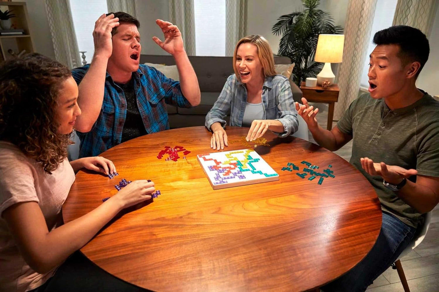 Blokus Strategiespiel für 2-4 Spieler, Standardverpackung Single
