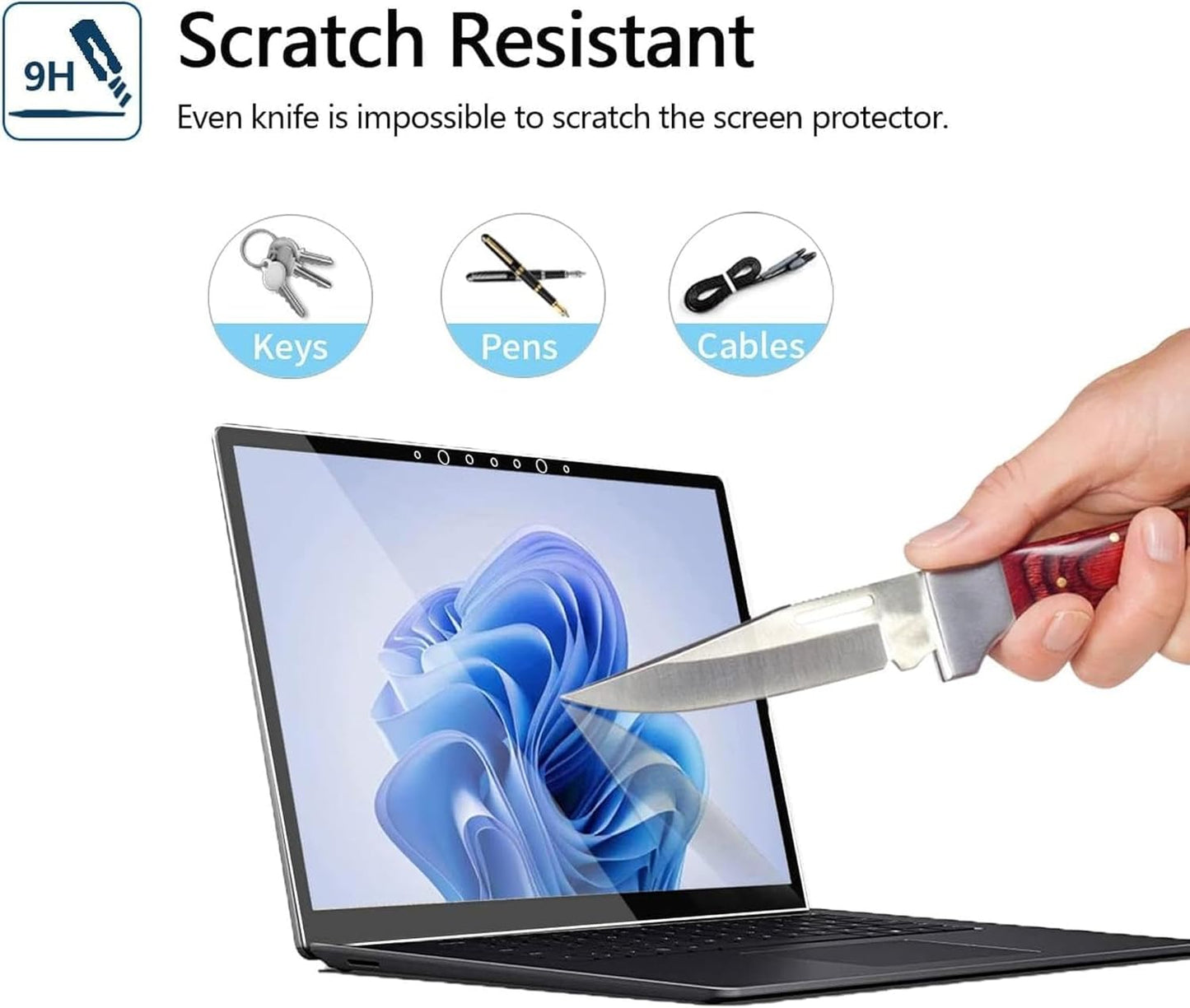 Displayschutzfolie für Surface Laptop 3/4/5/6 (15 Zoll)