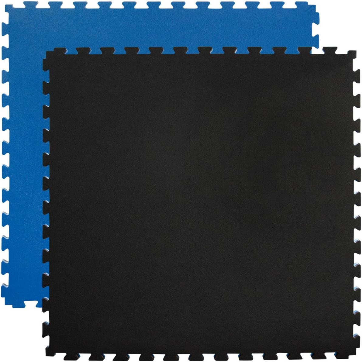 Bodenschutz-Trainingsmatte, Schwarz-blau