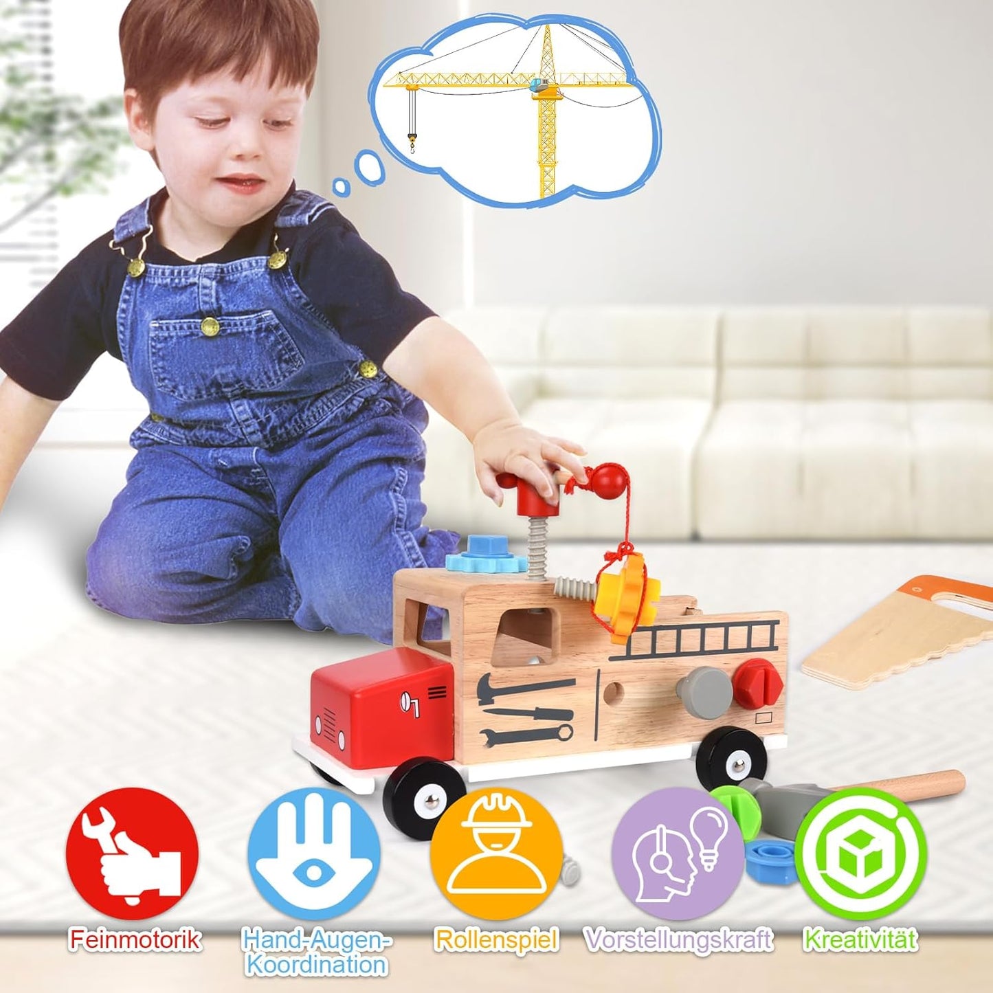 Werkzeug-Set für Kinder, Single LKW