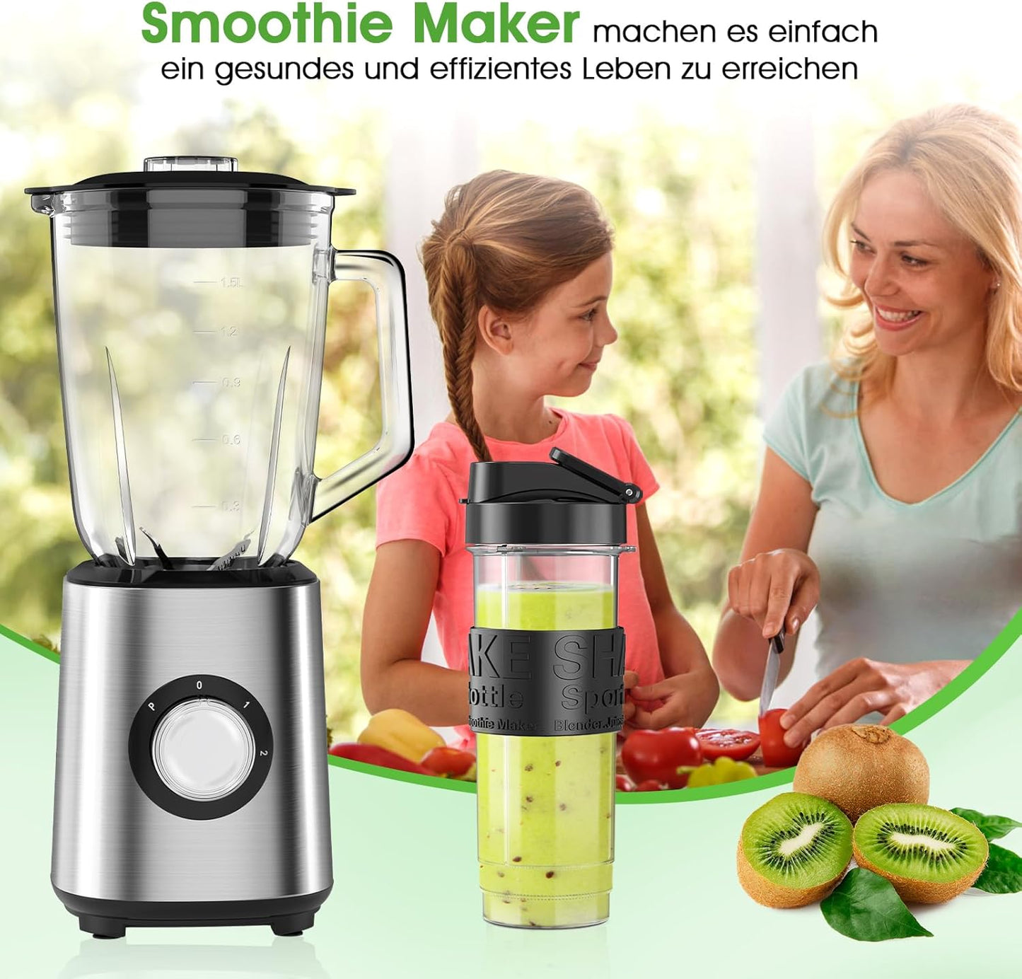 Standmixer mit Pulsfunktion