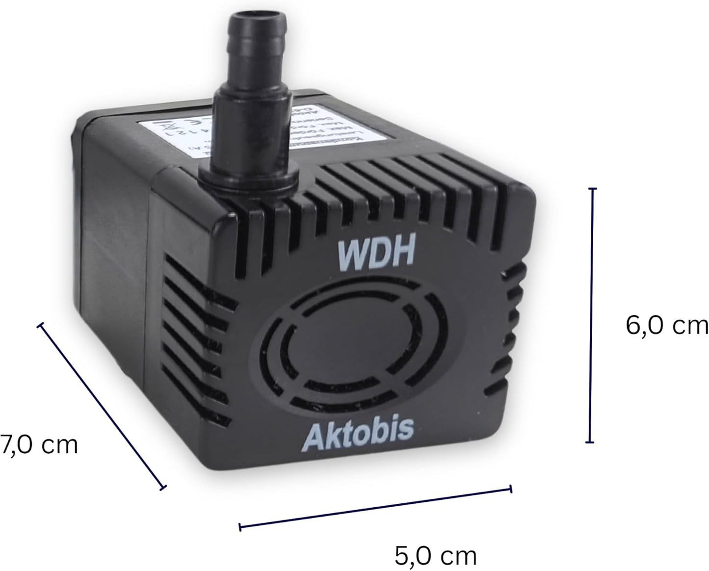 WDH-KP40 Kondensatpumpe mit Wassersensor und Drainageschlauch, 450 L/h