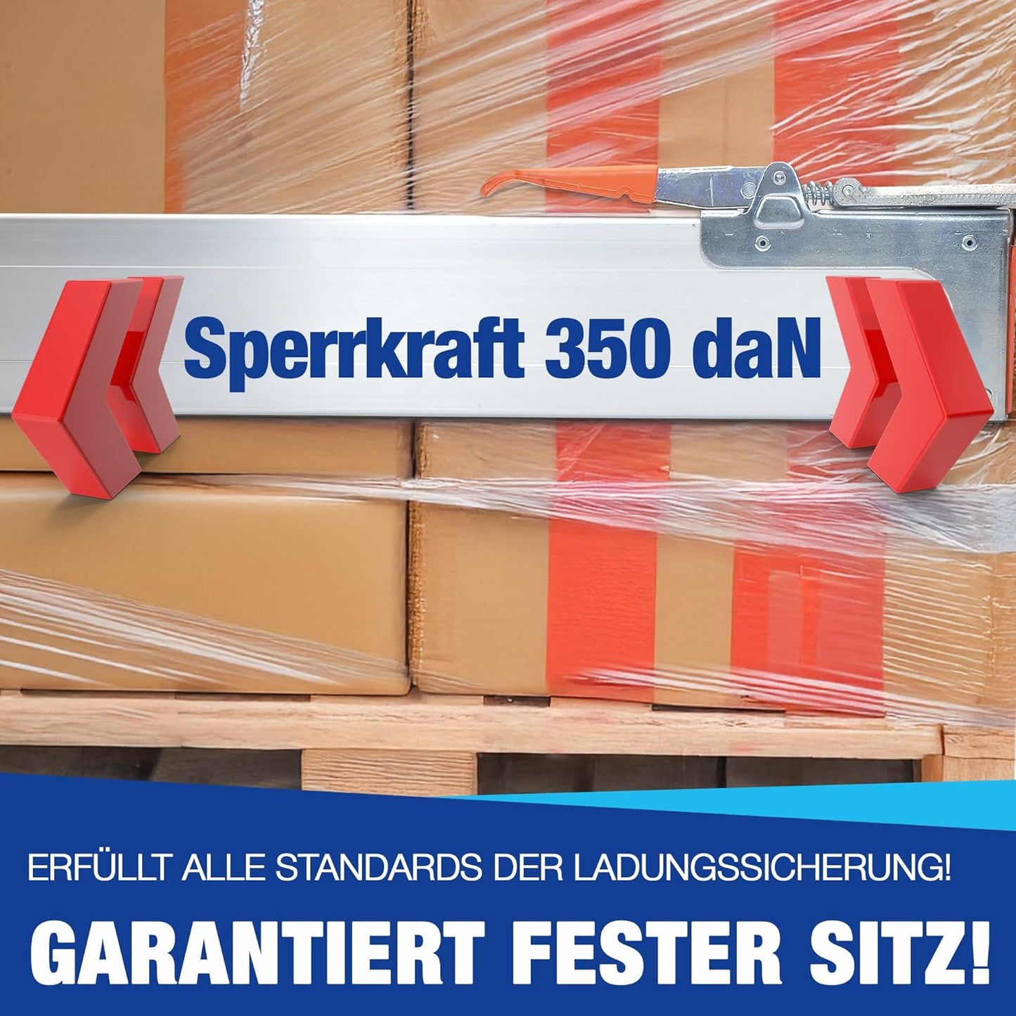 Ladungssicherung Zwischenwandverschluss für Anhänger, 1 Stück, Zwischenwandverschluss