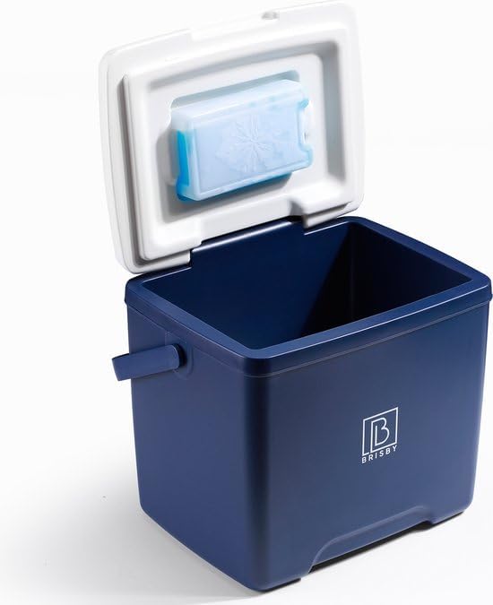 Kühlbox mit 2 Kühlelemente, 13 Liter - Blau