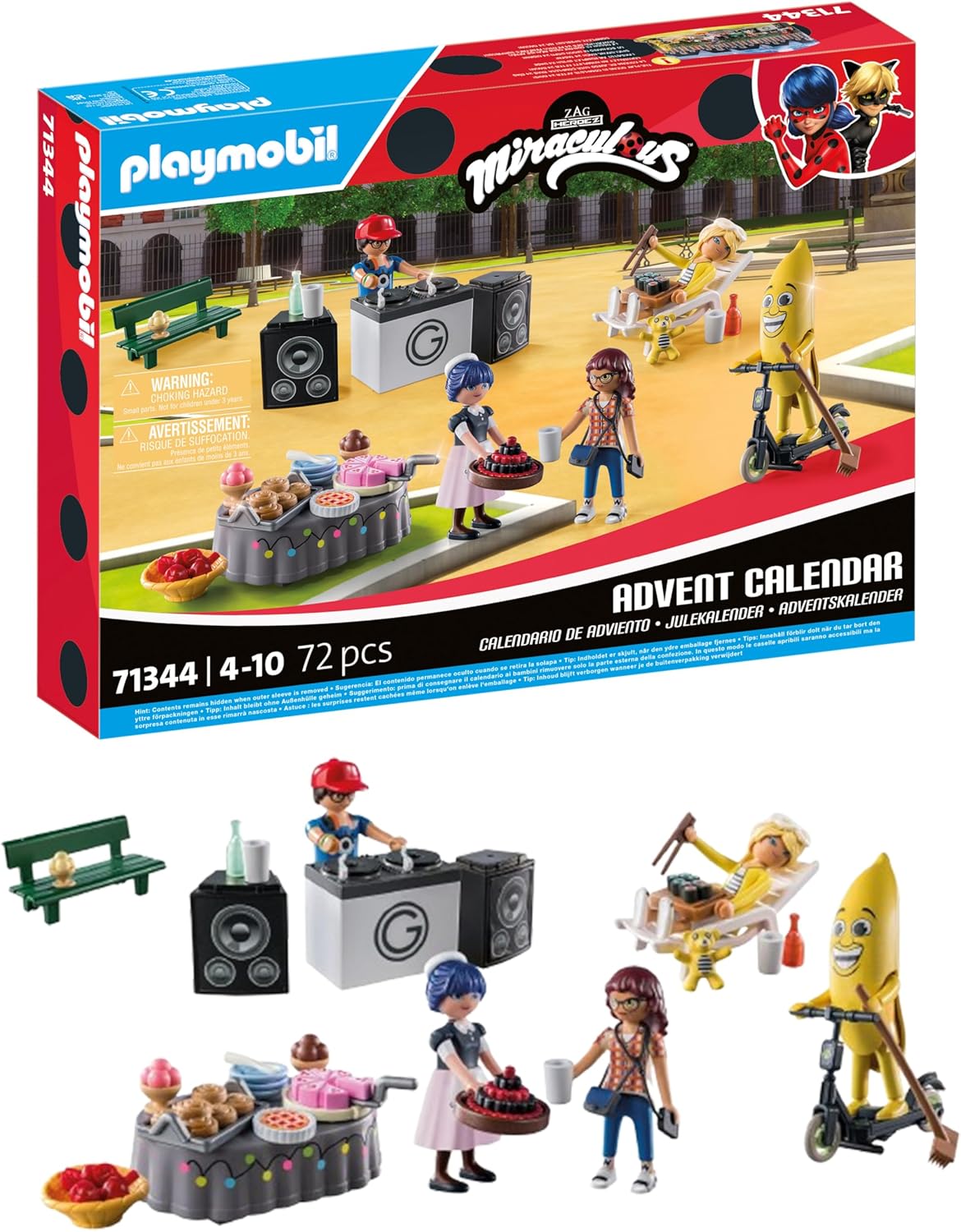 Adventskalender Miraculous: Picknick in Paris, PLAYMOBIL 71344 Miraculous: Picknick in Paris Adventskalender
