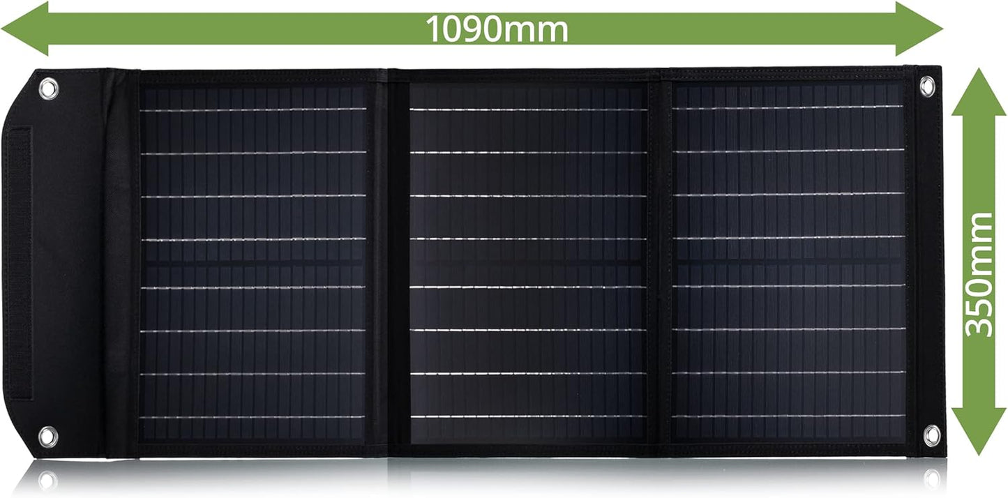 Solar Ladegerät mit QC3.0 Schnellladefunktion, Bresser Solar Ladegerät 40W, Single