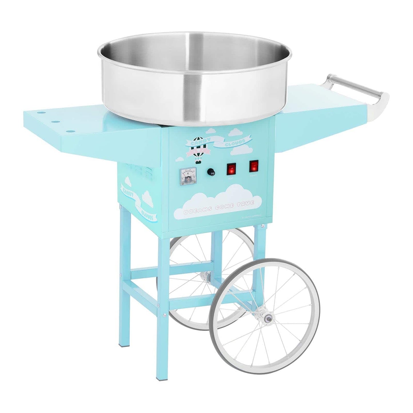Zuckerwattemaschine mit Wagen