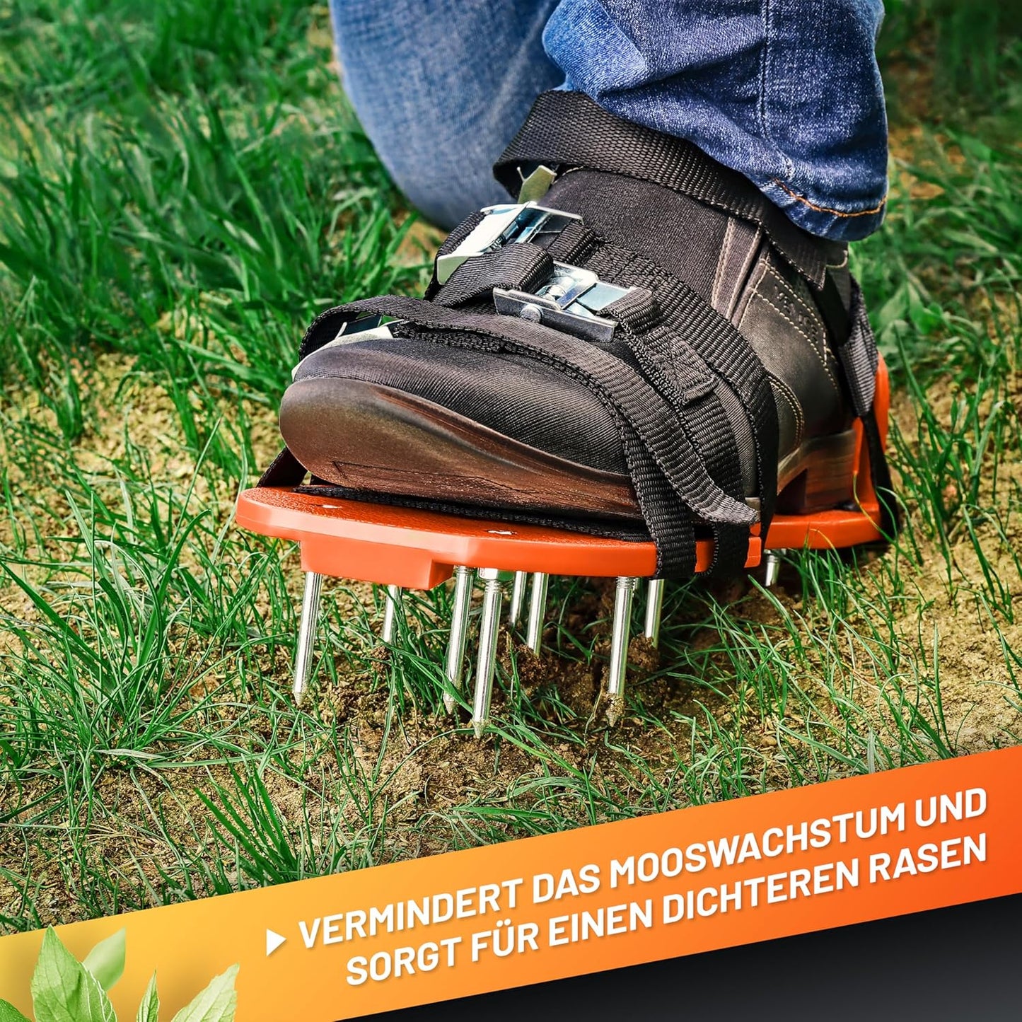 Rasenlüfter-Nagelschuhe