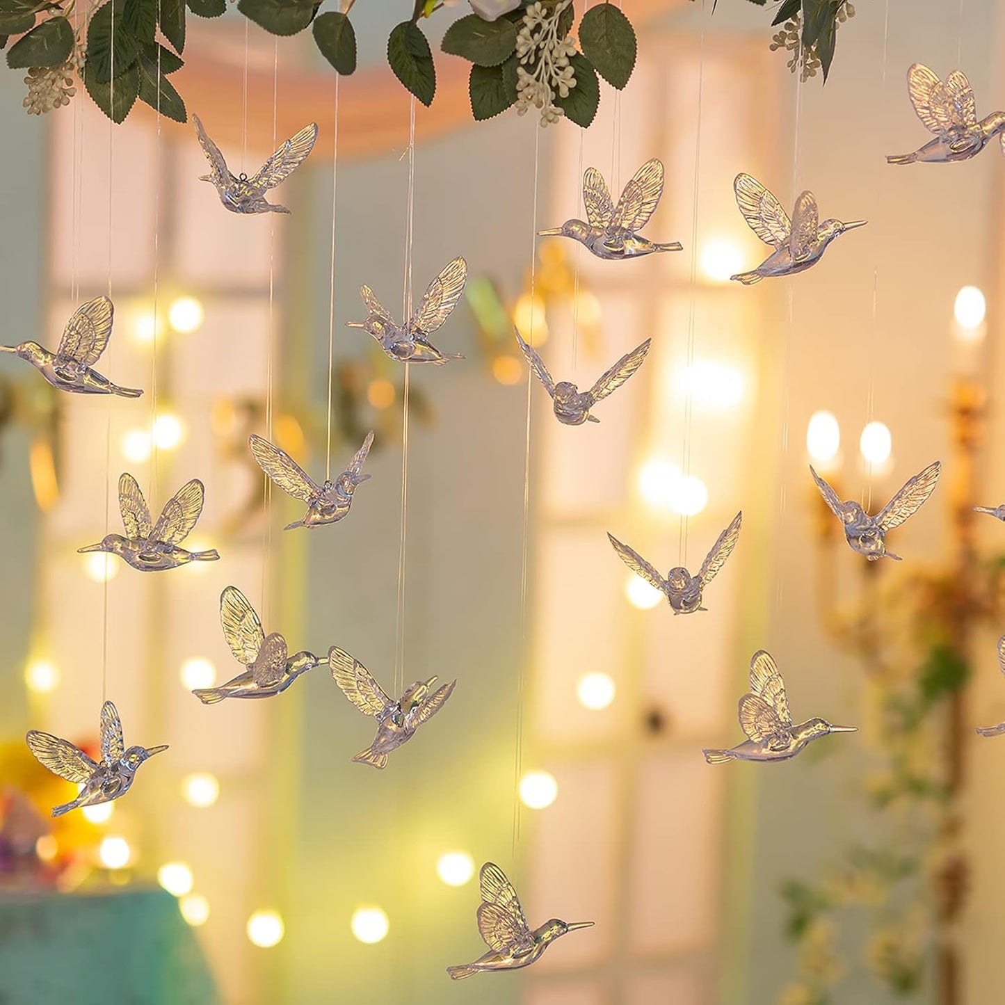 Fliegende Vogel Deko-Ornamente Set (100 Stück), 100 Stück