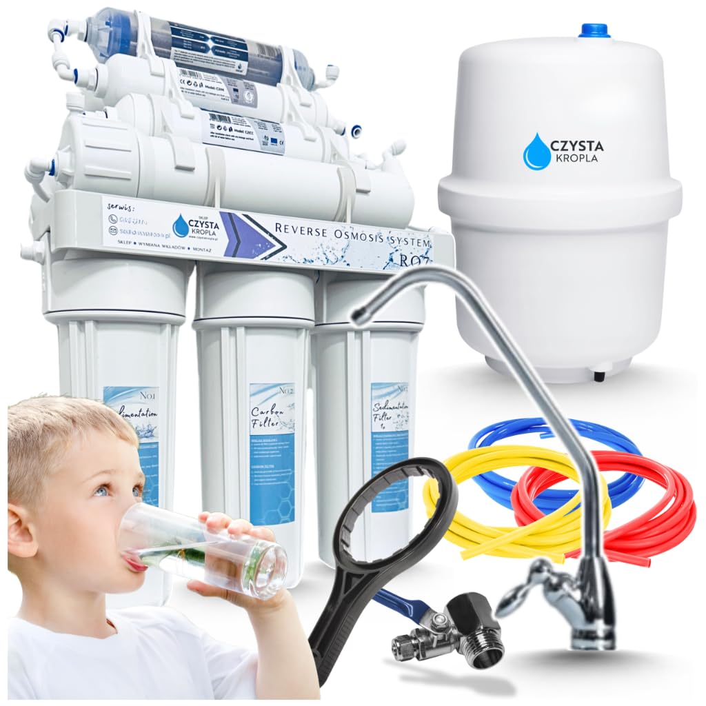 7-Stufen Umkehrosmose Wasserfilter mit Ionisator