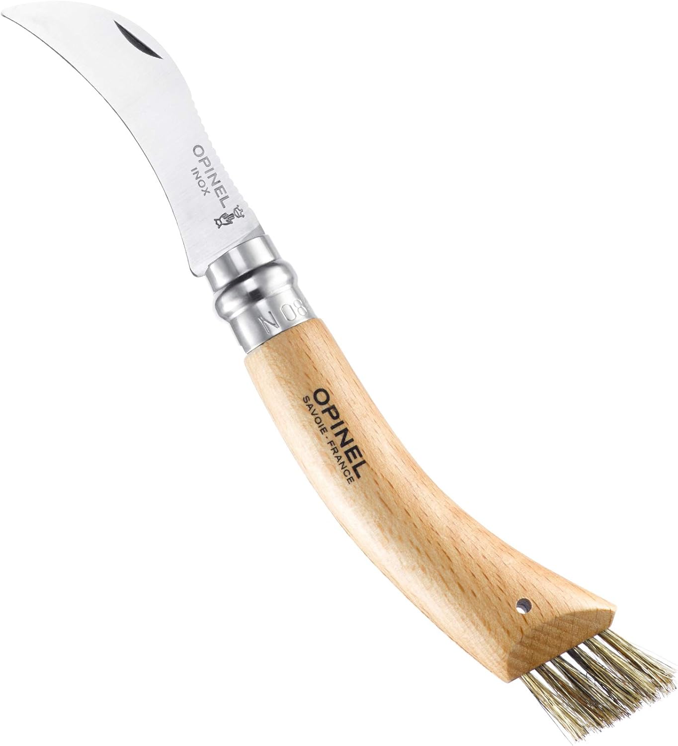 Pilzmesser mit Wildschweinborsten