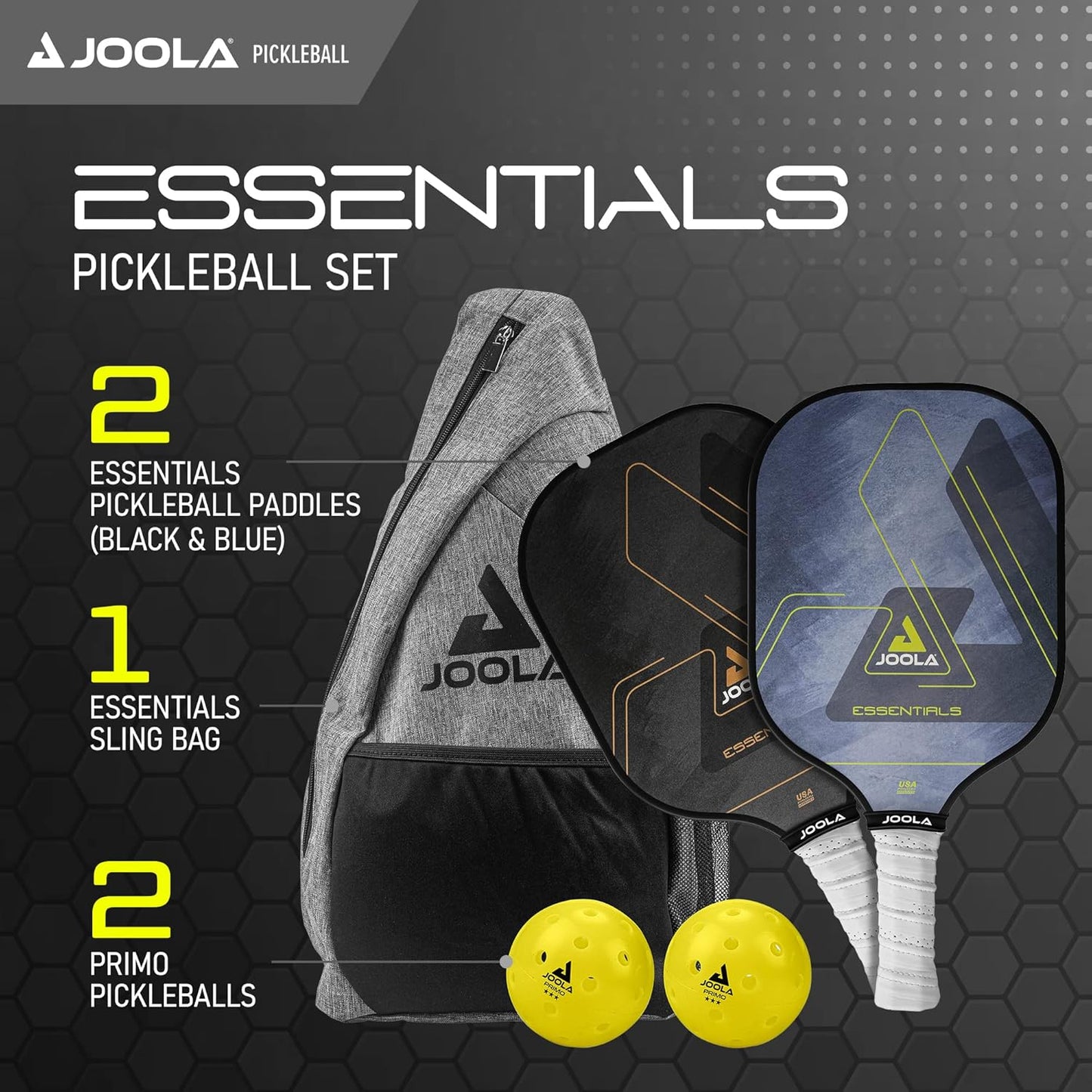 Essentials Pickleball Set, Einheitsgrösse Set