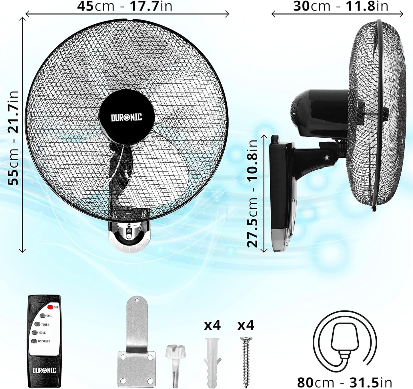 FN55 BK Wandventilator