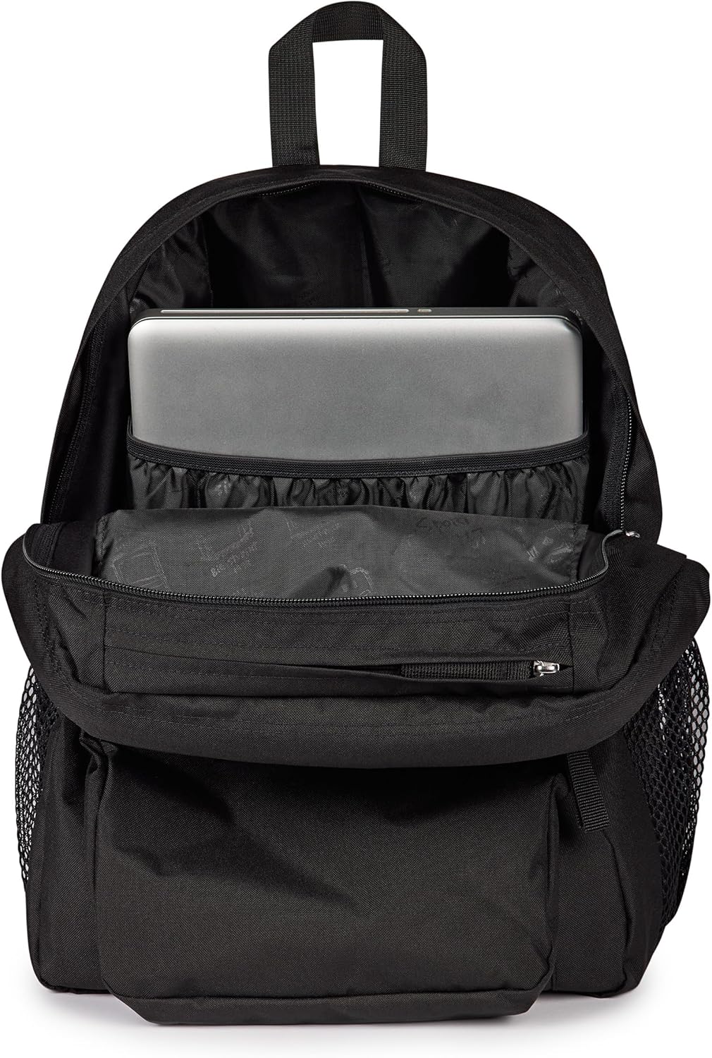 Grosser Alltagsrucksack mit Laptopfach, Schwarz BACKPACKS
