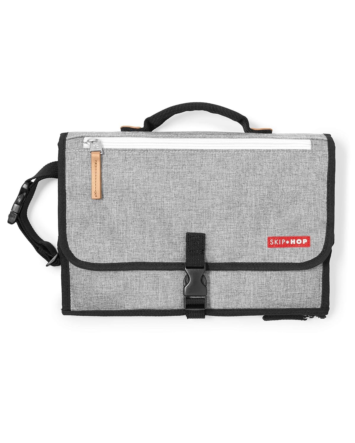 Pronto Mini Wickeltasche mit Wickelunterlage, grau Einfarbige