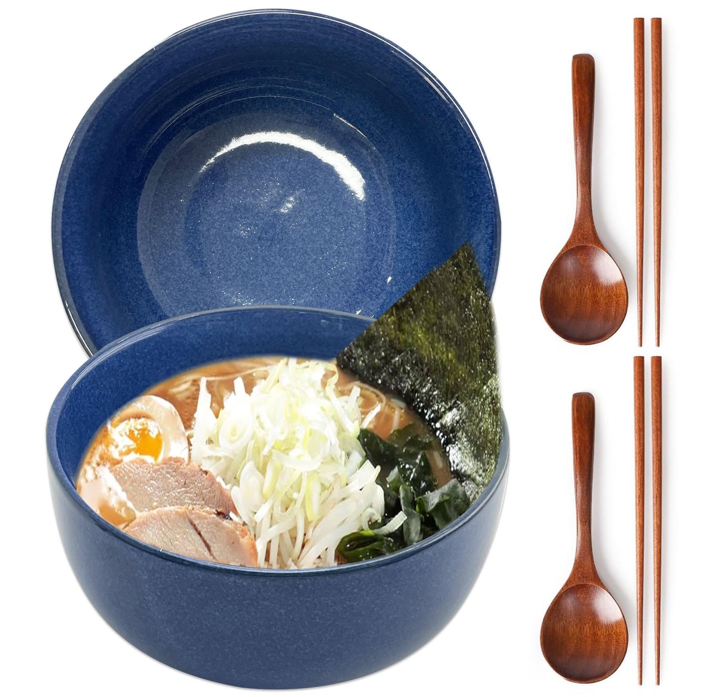 2er-Set Ramen-Schüsseln, Glasur.