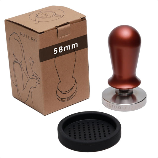 Espresso Tamper Set mit druckregulierendem Tamper, Bronze 58mm