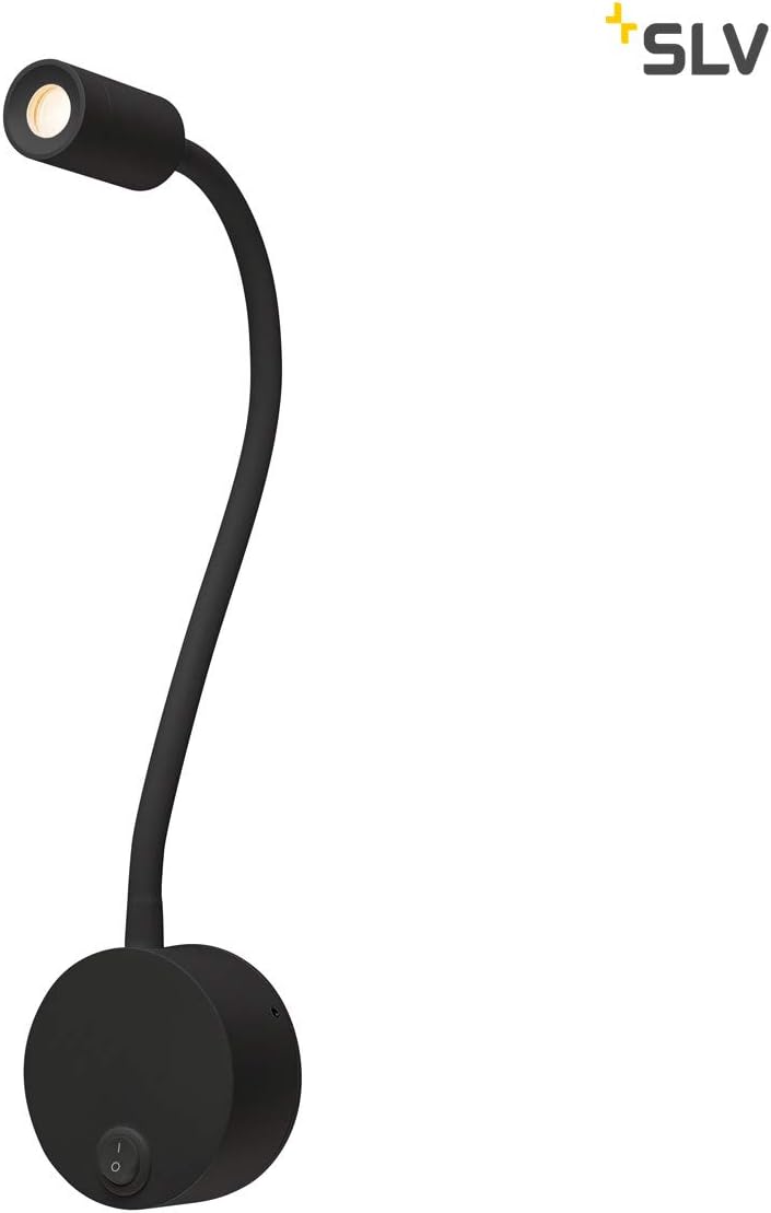 LED Wandaufbauleuchte, Schwarz LED Leuchtmittel Warmweiss (2700K)
