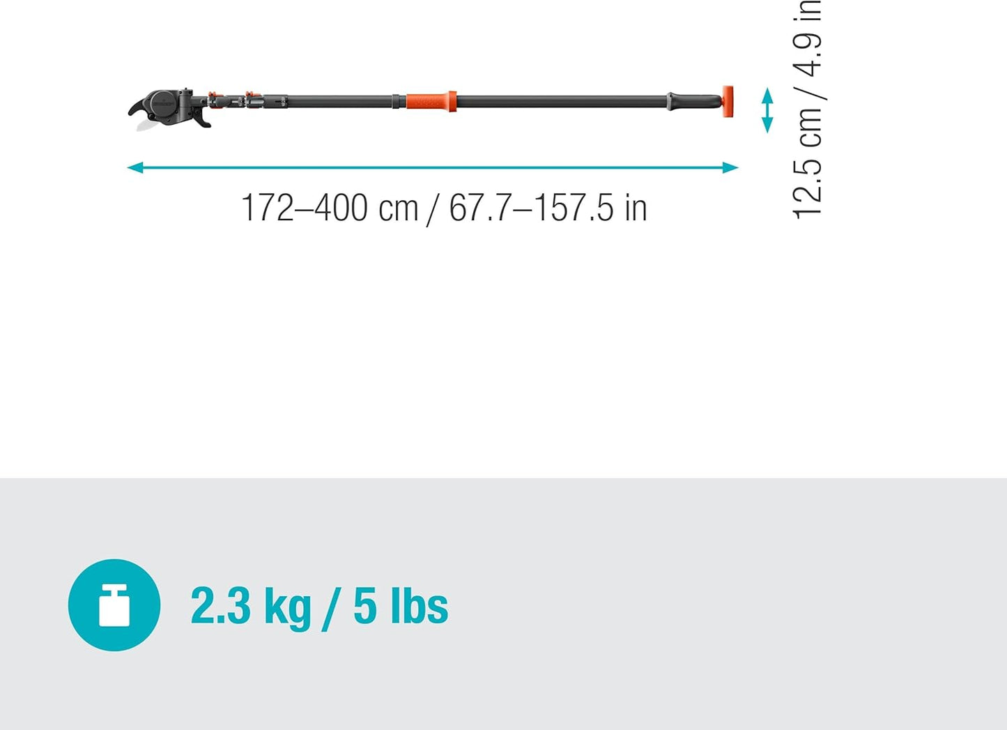 StarCut Pro L Teleskop-Baumschneider, Länge: 175 - 400 cm