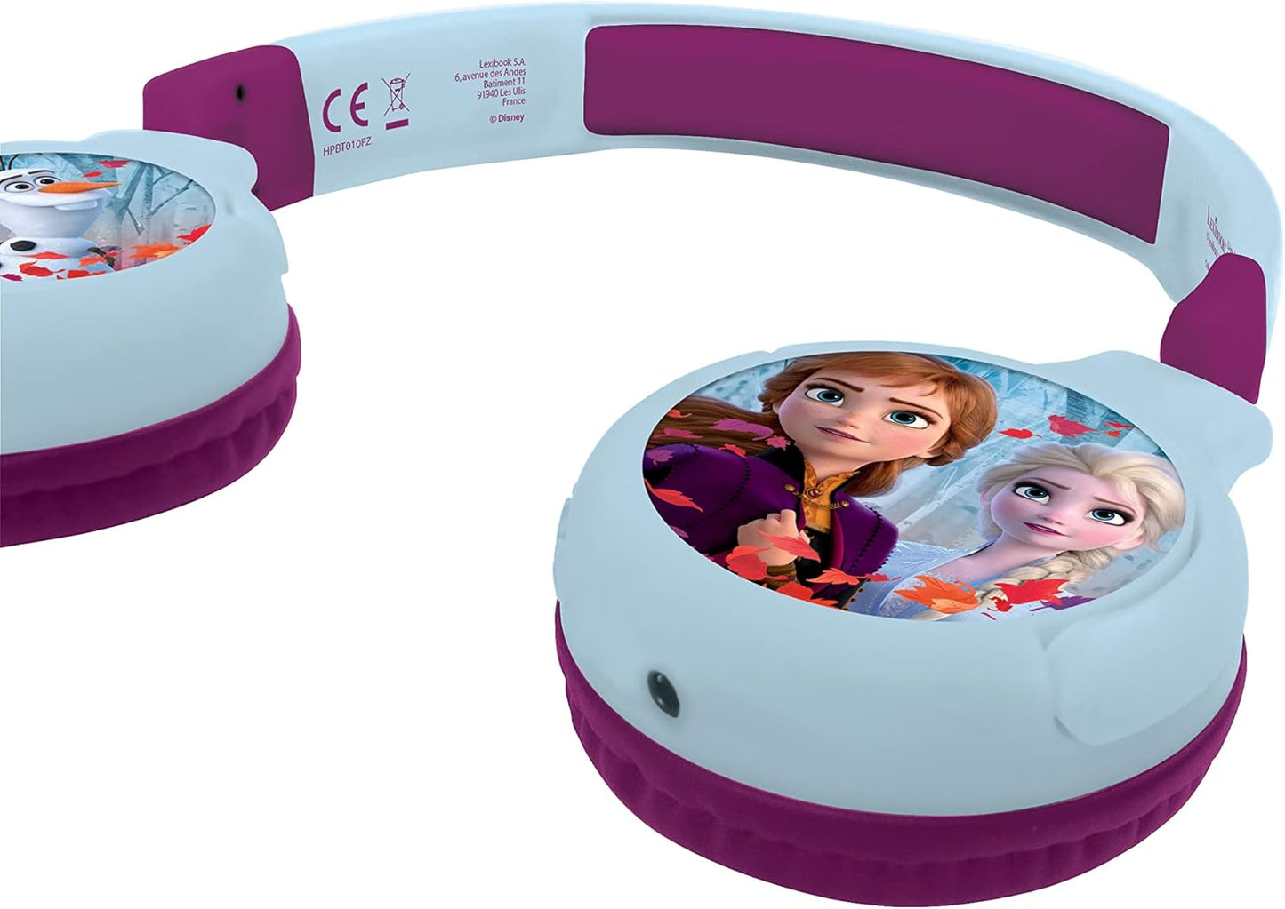 2-in-1 Bluetooth-Kinderkopfhörer Disney Frozen, Die Eiskönigin
