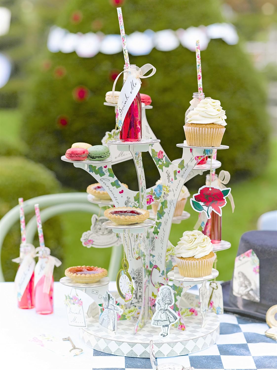 Alice im Wunderland Cupcake-Ständer, Einzeln