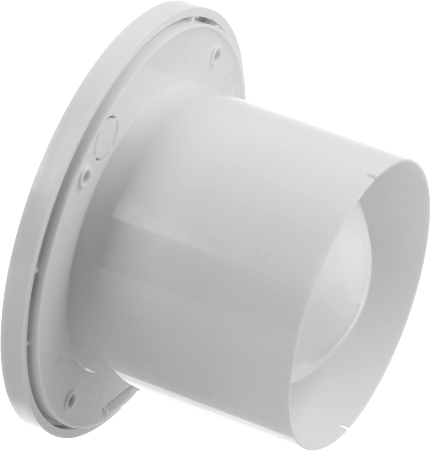 100mm Abluftventilator für Bad und WC, Ø 100mm Weiss
