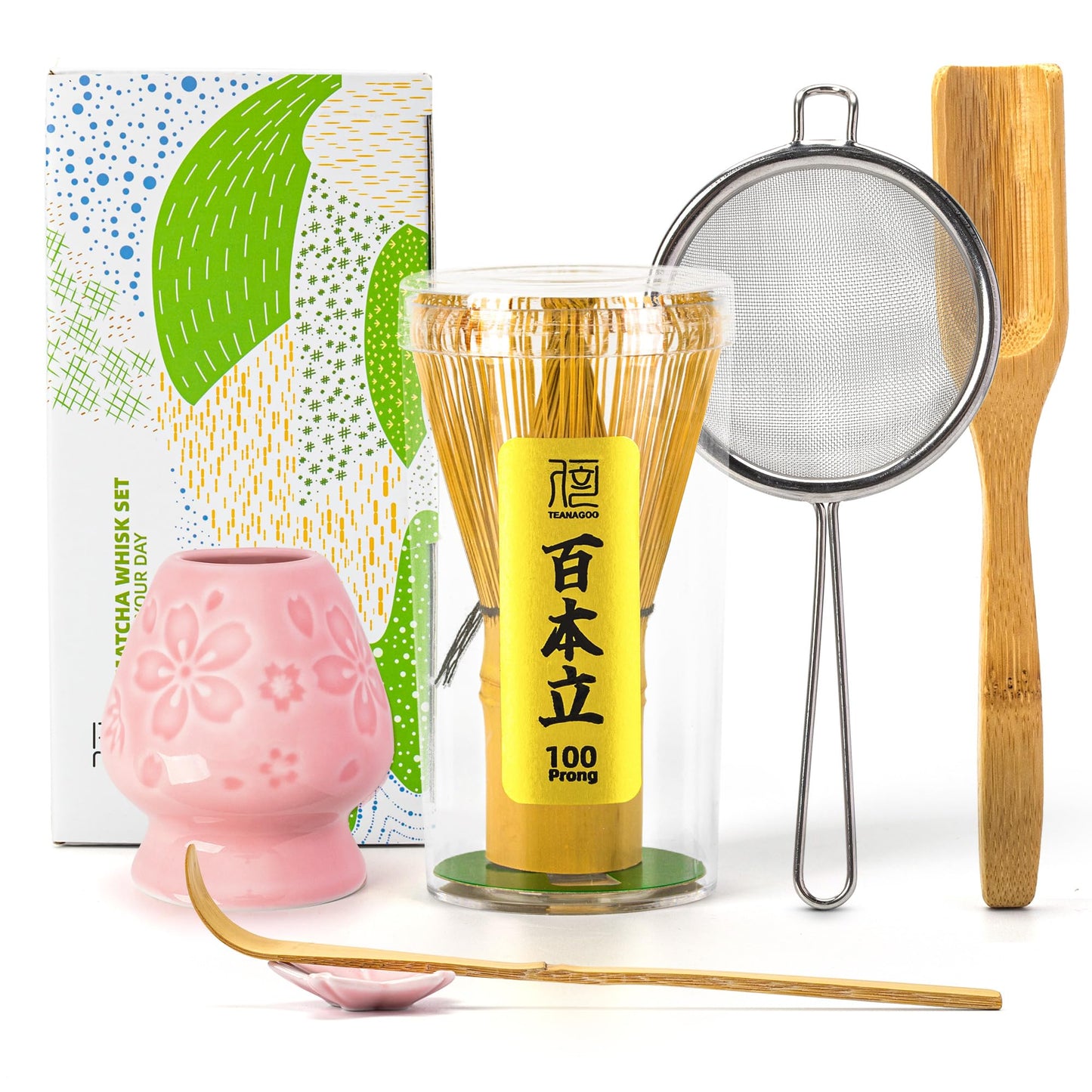 6-teiliges Matcha-Einsteigerset, Rosa