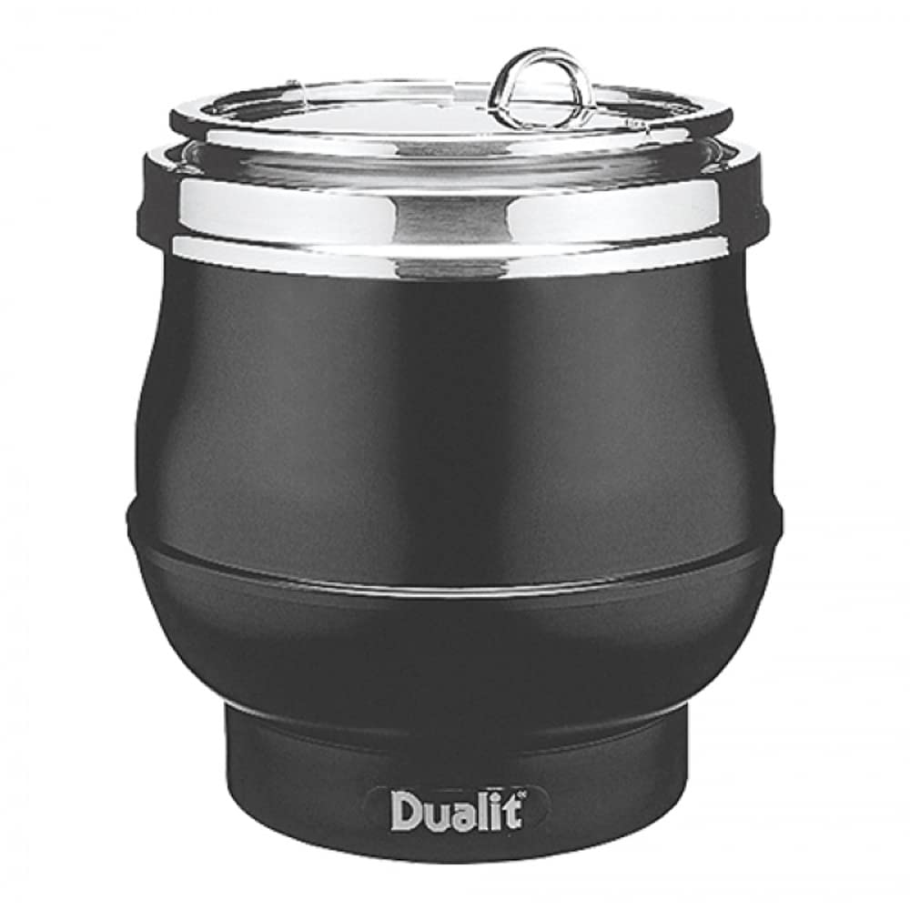 Suppenkessel mit stufenloser Temperaturregelung, 11L, Schwarz