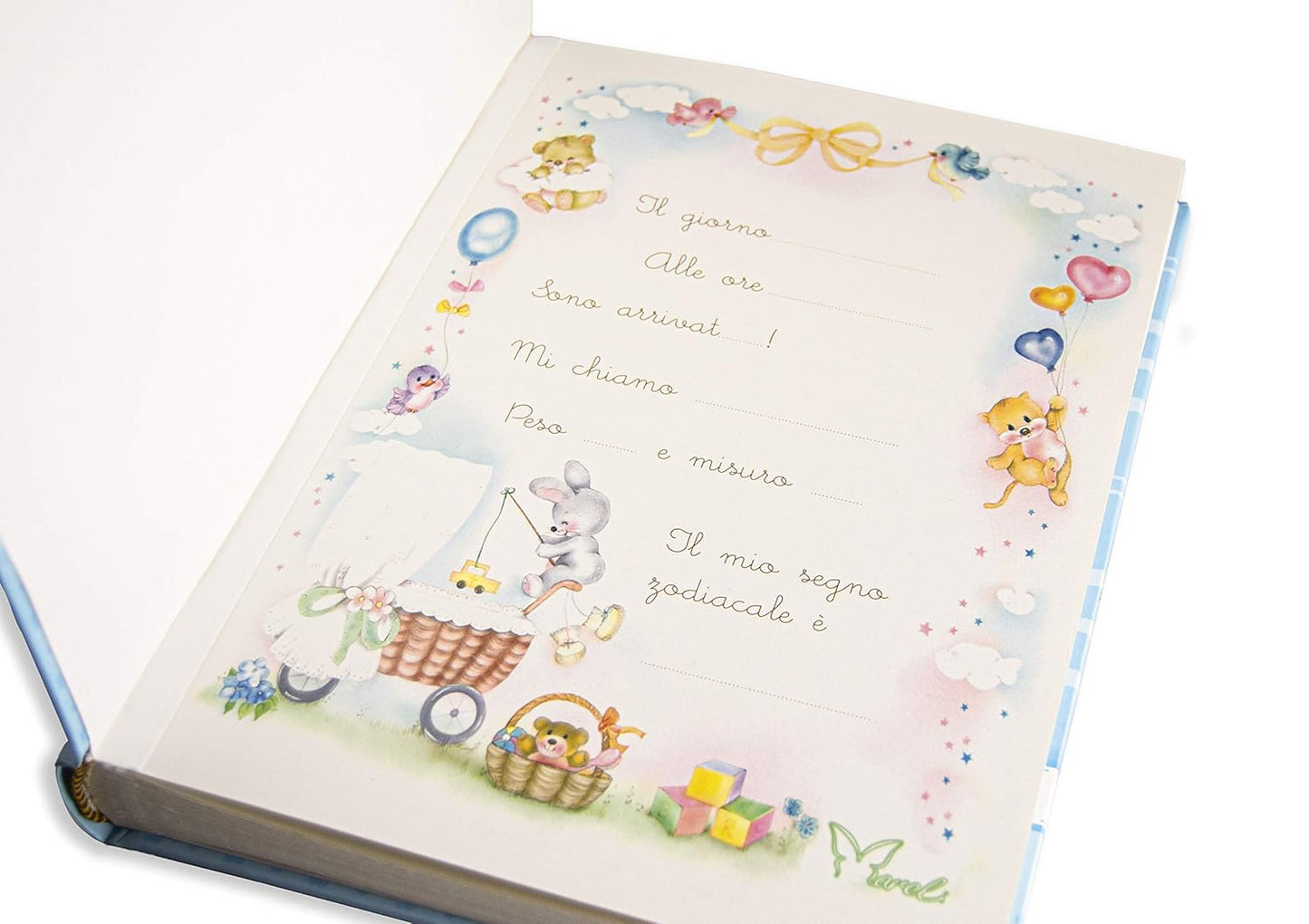 Kinder-Fotoalbum mit Tagebuchseiten