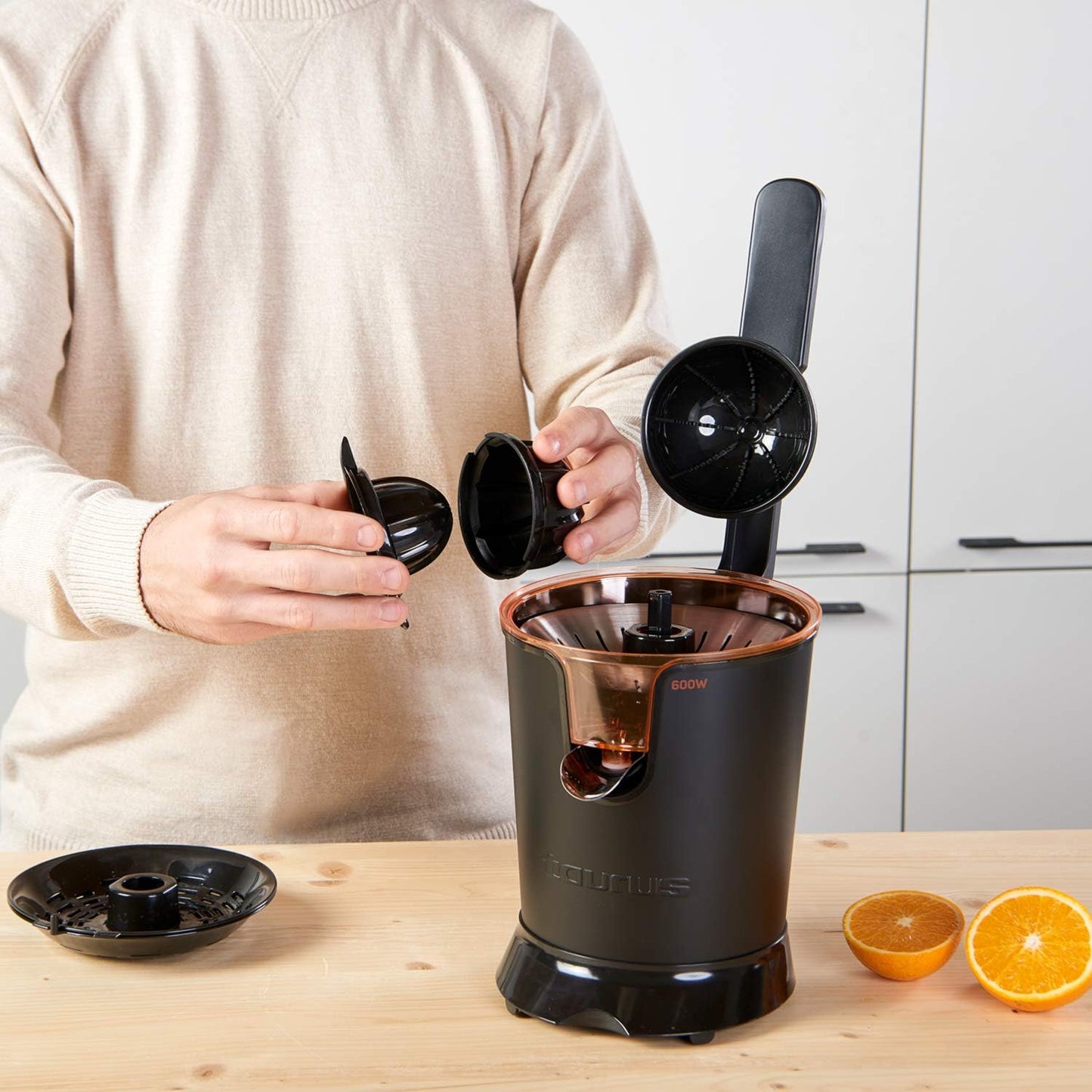 Easy Press 600 Entsafter, 600 W - Orange
