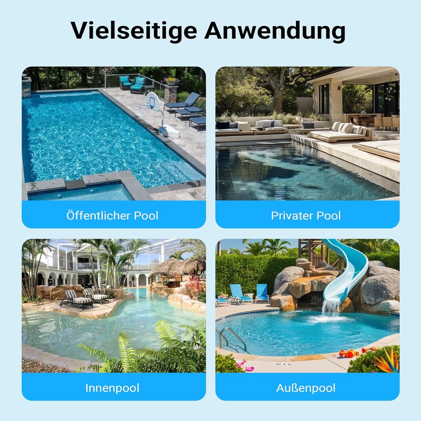 Poolpumpe, 13200 l/h